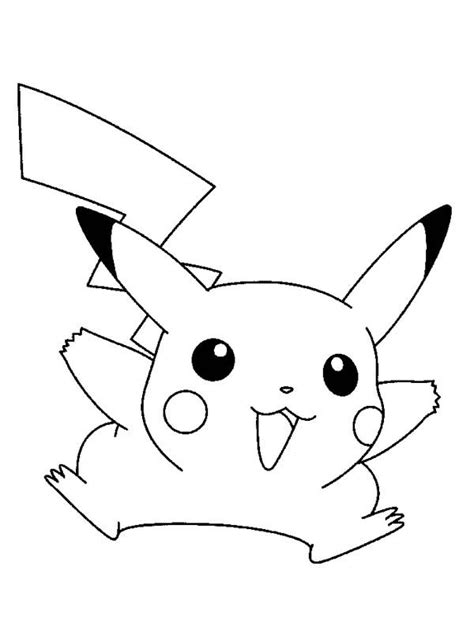 Pikachu Coloring Pages Funny Pokemon Para Colorir Pokémon Desenho
