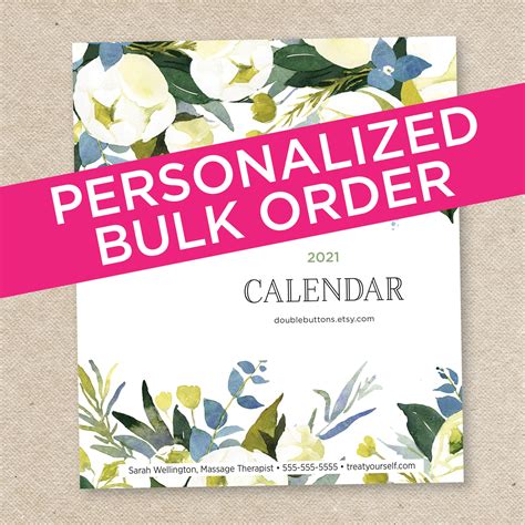 Personalized 2022 Desk Calendar With Cd Case Etsy