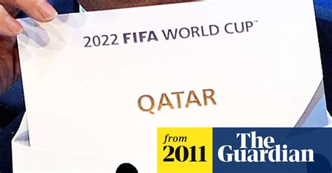 Qatar World Cup Bid Team Attacks Allegations Of Corruption Fifa The