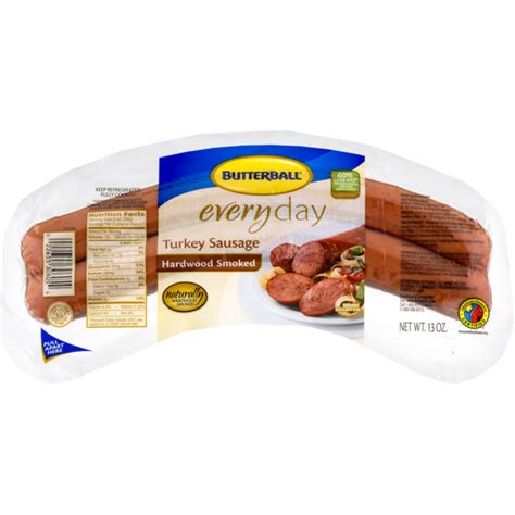 Butterball Everyday Turkey Sausage Hardwood Smoked 13 Oz From Walmart