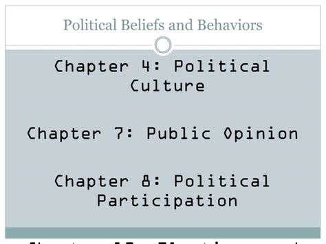 Ppt Political Beliefs And Behaviors Powerpoint Presentation Free