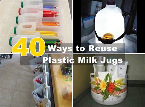 Diy Projects 40 Ways To Reuse Plastic Milk Jugs Diy Home Decor
