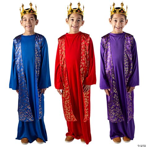 Kids Deluxe Wise Men Costumes Kit Largeextra Large 9 Pc