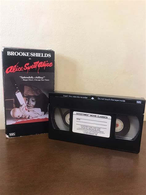 Alice Sweet Alice VHS Brooke Shields S Horror Classics Etsy