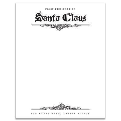 With the various shop letterhead makes upon the marketplace could become marbled cards will help to make a lovely table item intended for the receiver, additionally to mailing all of them the grateful concept. From The Desk Of Santa Claus Letterhead
