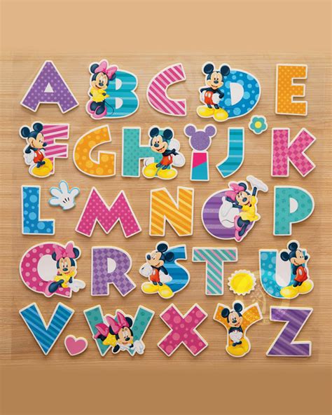 Mickey Mouse Alphabet Letters