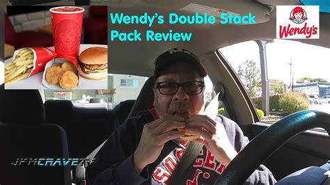Wendys Double Stack Pack Review 142 Youtube
