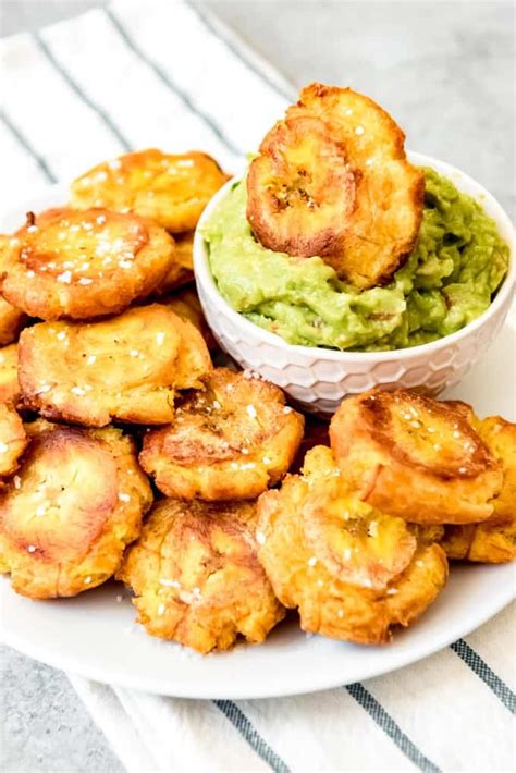 Fried Green Plantains Tostones Or Patacones House Of Nash Eats