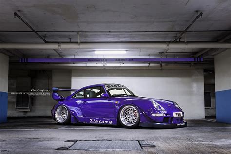 Purple Rwb Porsche 993 Ultraviolet Poison Purple Brixton Forged Wheels