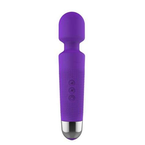 Voodoo Toys Mini Halo Wireless 20x Wand Purple Sex Toys And Adult