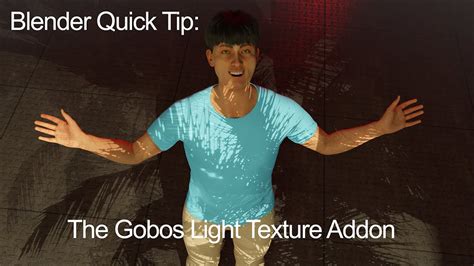 Blender Quick Tip The Gobos Light Texture Addon Youtube