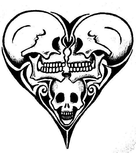Skull Heart By Loevenstein On Deviantart