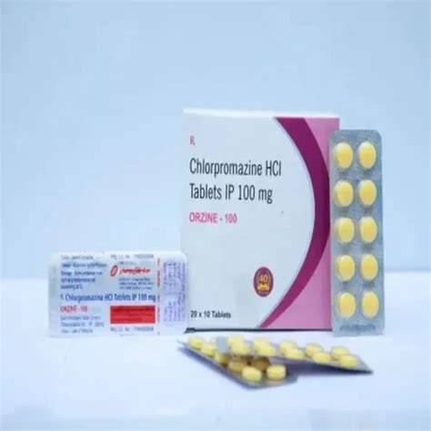 Chlorpromazine 100 Mg Tablets 1010 Prescription At Rs 100strip In