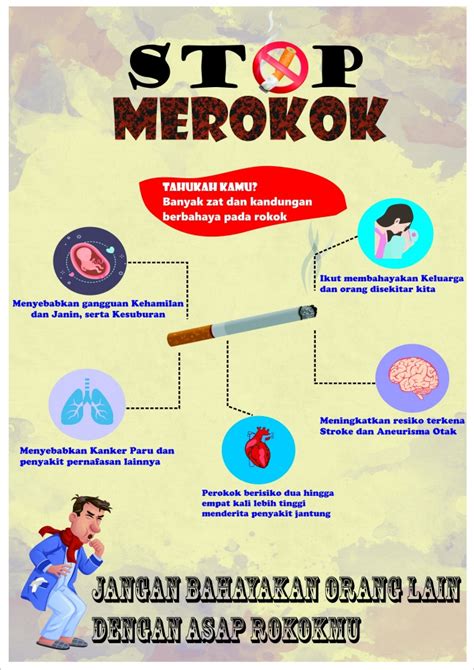 Poster Bahaya Merokok Halaman 1