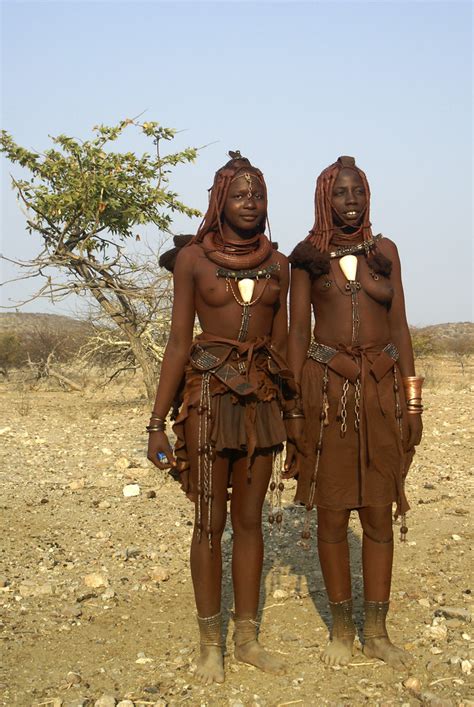 Day Visiting The Himba People Himba Women Show Their Flickr