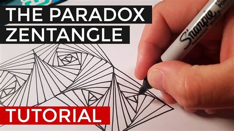 How To Draw The Paradox Zentangle Youtube