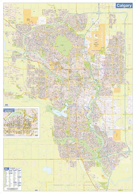 Calgary Pathways Map