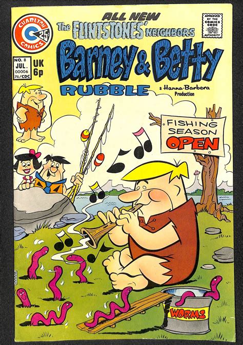 Barney And Betty Rubble 8 1974 Comic Books Bronze Age Charlton