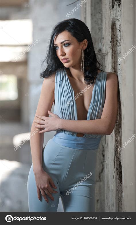 Portrait Of Beautiful Sexy Young Woman With Elegant