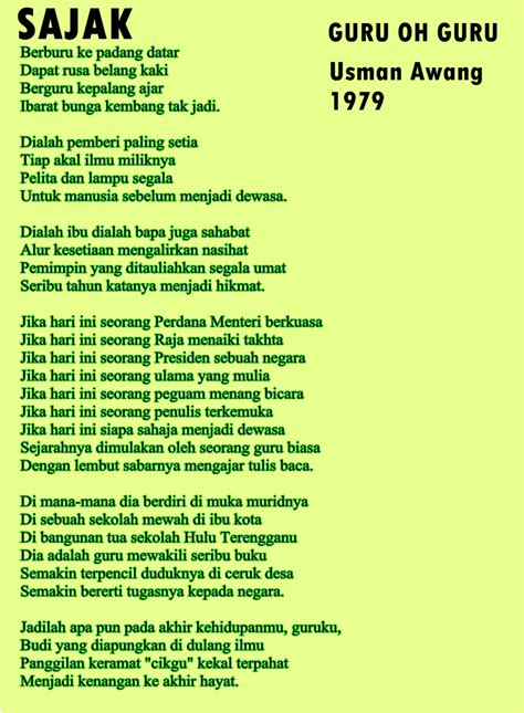 Kelas :ixa hari kemerdekaan dalam versi bahasa inggris indonesians independence day assalamualaikum wr. Lambaian Bahasa Melayu: Laman Puisi