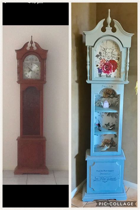 A Quick Makeover From A 10 Old Grandfather Clock Love How We Can
