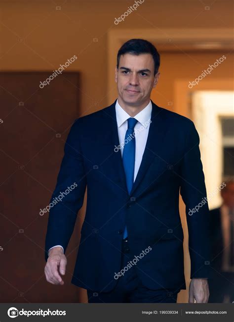 Spaniens regierungschef pedro der hübsche gibt nie auf. Madrid Spanien Juni 2018 Premierminister Von Spanien Pedro ...