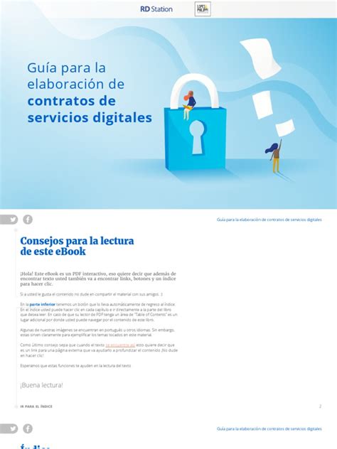 Guia Para Elaboracion De Contratos De Servicios Digitales Toma De