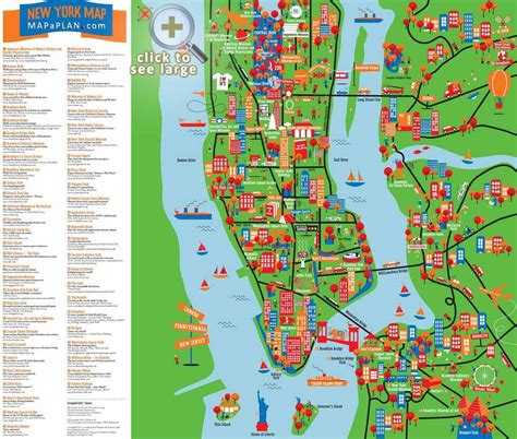 New York Tourist Map Printable Printable Maps