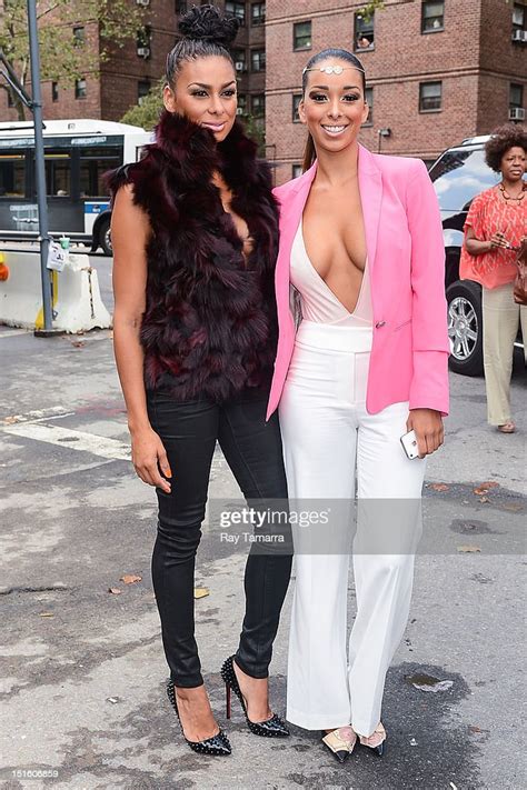 Tv Personalities Laura Govan And Gloria Govan Enter The Mercedes Benz News Photo Getty Images