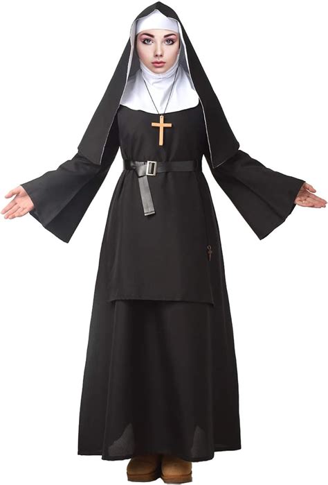 Bpurb The Nun Costume For Women Girls Deluxe Nun Costumes