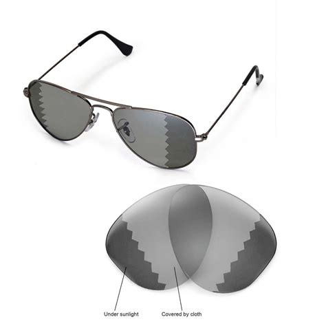 New Wl Polarized Transition Lenses For Ray Ban Aviator Rb3044 Small Metal 52mm 840313826351 Ebay