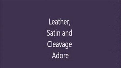 Leather Gloves On Satin Wmv Fetdom Fetish Clips Clips4sale