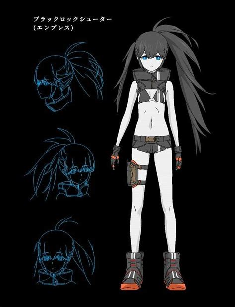 Pin By Unknown On Dawn Fall Black Rock Shooter Black