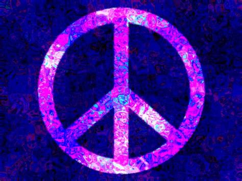Blue And Purple Peace Sign Love Joy Peace Peace Peace Sign