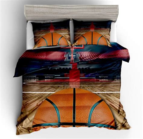 These items are breathable and do not cause any irritations or disturbances while resting. Sports Bedding Set For Teen Boys,Basketball Football Duvet ...