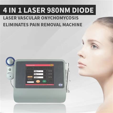 4 In 1 980nm Diode Laser Spider Vein Removal Vascular Removal Machine