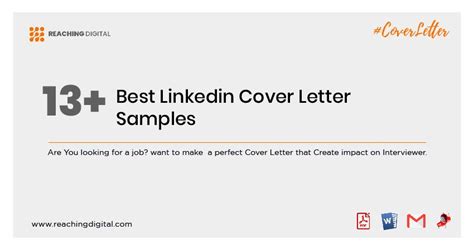 13 Best Linkedin Cover Letter Samples