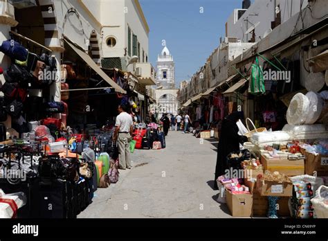 Tripoli Libya View Of The Souq Al Mushir Which Is The First Souq