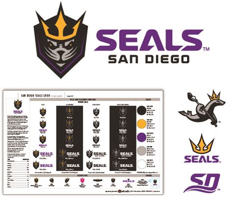 San Diego Seals Nll Sports Logos Chris Creamers Sports Logos