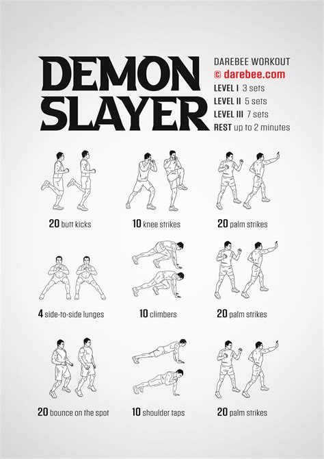 Demon Slayer Workout Nerdy Workout Superhero Workout Flexibility