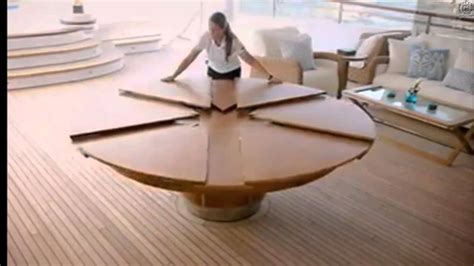 Transforming tables from resource furniture maximize every square foot in any space. Incroyable expandable Round Dining Table !! - YouTube