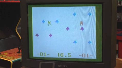 Classic Game Room Alpine Skiing Review For Magnavox Odyssey 2 Youtube