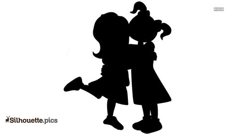 Best Friends Silhouette Images