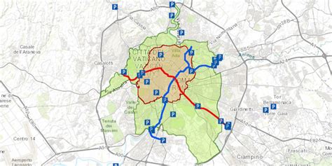 Cartina Dettagliata Fascia Verde Roma Tomveelers