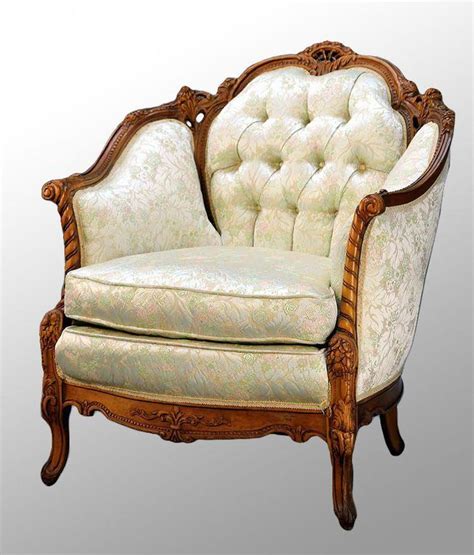 Image Detail For Walnut French Victorian Style Parlor Chair