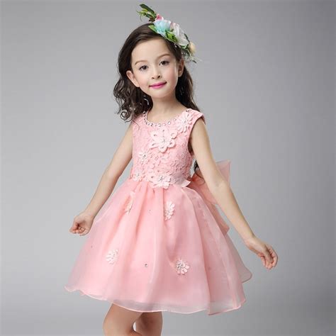 Baby Girl Summer Sleeveless Princess Dress Lace Bow Tie Tutu Costumes