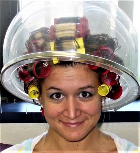 Pin By Bobbydan Emerson On Vintage Pics Of Rollers 2 Hair Rollers Roller Set Salon Dryers