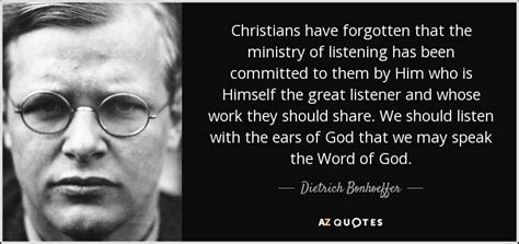 The classic exploration of christian community by dietrich bonhoeffer 24,180 ratings, 4.23 average rating, 1,294 reviews. Dietrich Bonhoeffer quote: Christians have forgotten that ...
