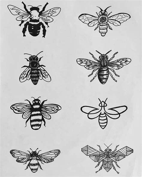 Pin By Matilda Braun On Tattoo Bee Sketch Bee Tattoo Tattoo Design Drawings