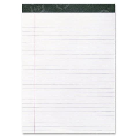 Roaring Spring Recycled Legal Pads Sheets X White Paper LD Products